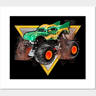 Monster Truck Gift For Adults And Kids Posters and Art